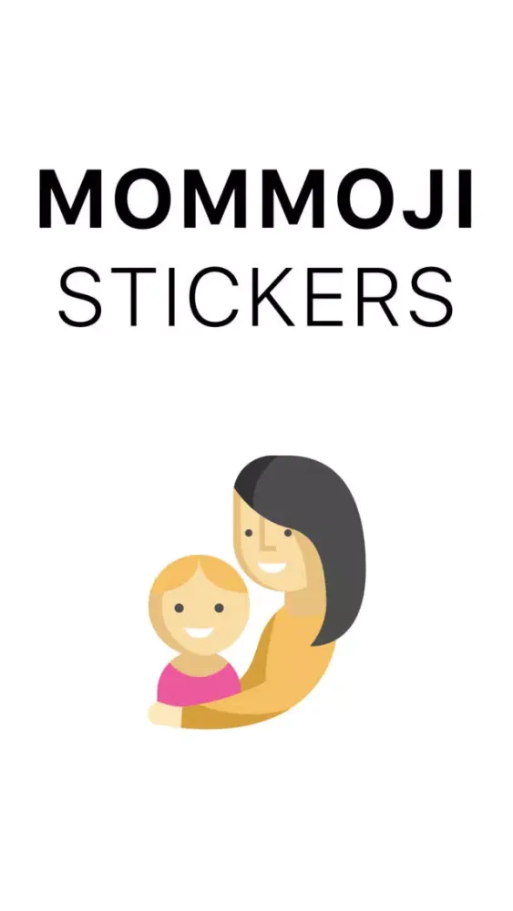 Capturas de pantalla de Mommoji - Mother's Day Stickers