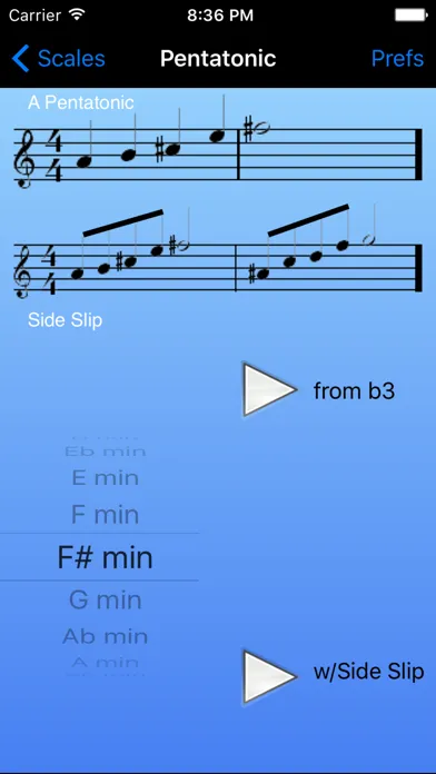 iImprov - Modal Screenshots