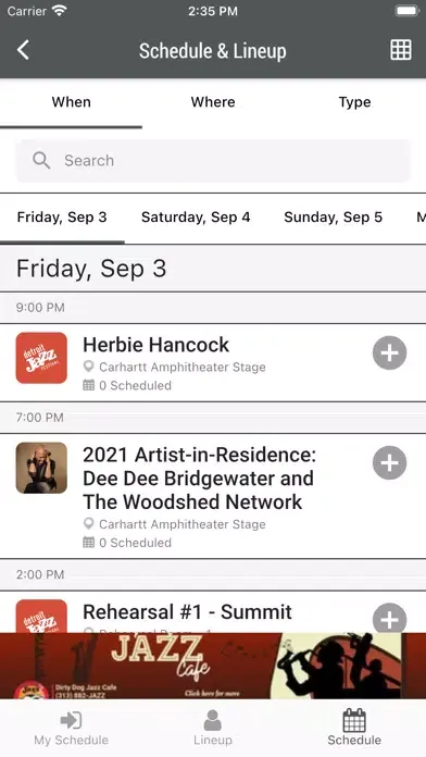 Detroit Jazz Fest LIVE! स्क्रीनशॉट