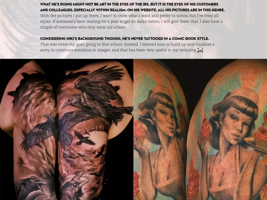 Zrzuty ekranu Skin Deep Tattoo Magazine iPad 