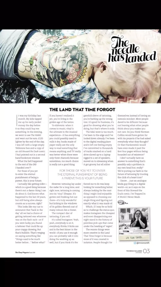 Zrzuty ekranu Skin Deep Tattoo Magazine