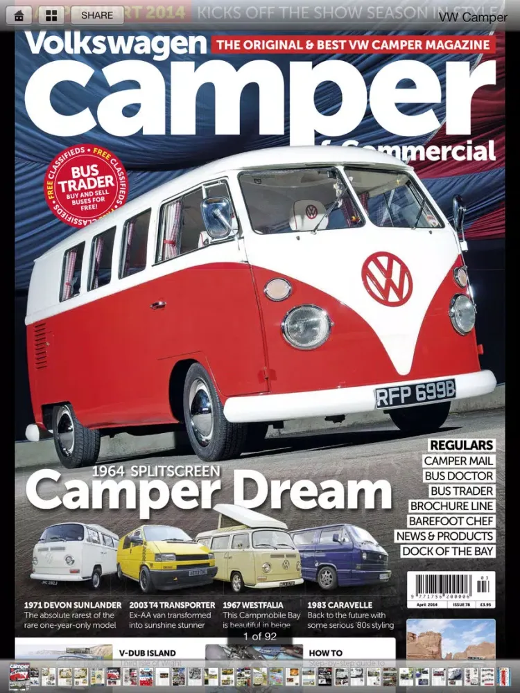 Captures d'écran de VW Camper & Commercial iPad 