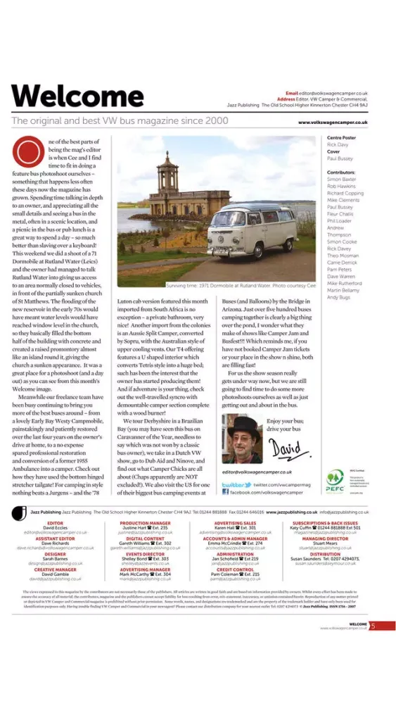 Captures d'écran de VW Camper & Commercial
