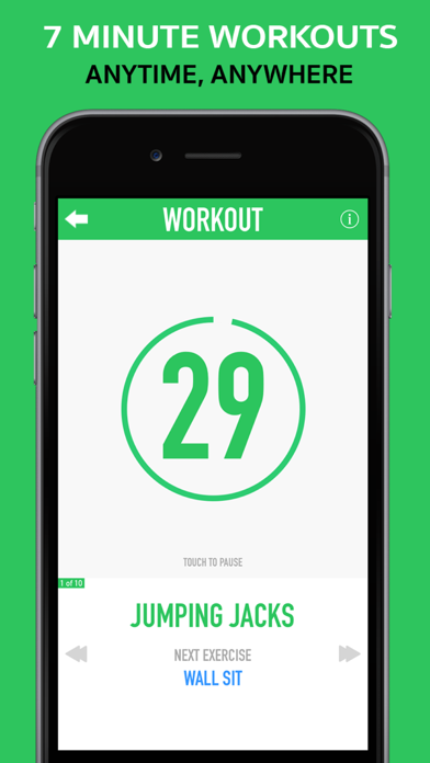 7 Minute Home Workouts - Full Body Workout and Fast Weight Loss by HIIT Exercises to Burn Fat应用截图
