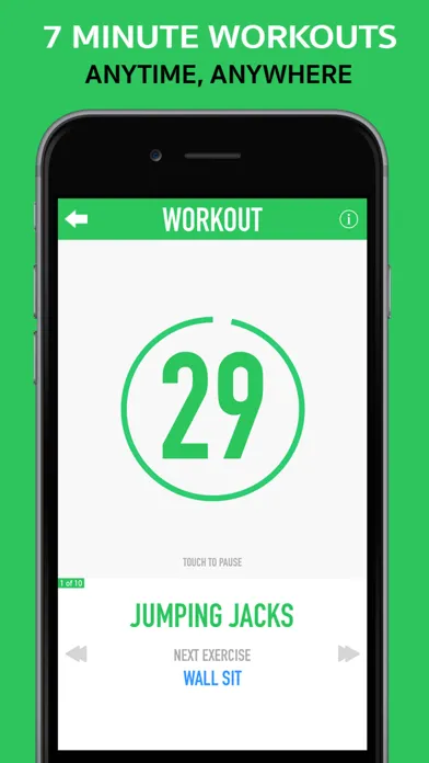 Capturas de tela do 7 Minute Home Workouts - Full Body Workout and Fast Weight Loss by HIIT Exercises to Burn Fat