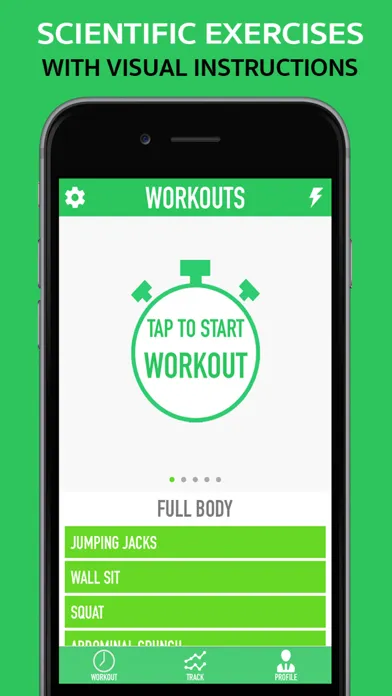 Capturas de tela do 7 Minute Home Workouts - Full Body Workout and Fast Weight Loss by HIIT Exercises to Burn Fat