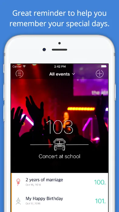 Скриншоты Countdown to an Event – Day Calculator to Remind Days of Our Lives