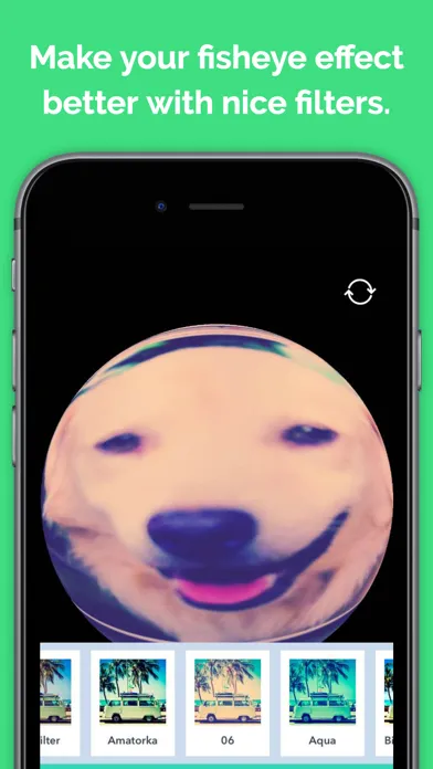 Zrzuty ekranu Fisheye Lens and Camera Effects