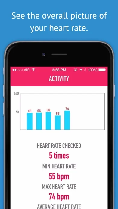 Screenshot di My Heart Rate Monitor & Pulse Rate - Activity Log for Cardiograph, Pulso, and Health Monitor
