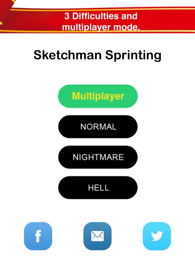 Capturas de pantalla de Sketchman Sprinting : Multiplay Limitless Sprinter iPad 