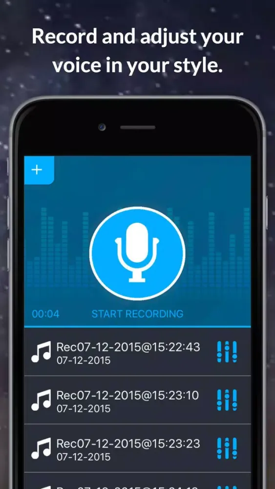Sound Recording Pro - Smart Voice Recorder and Voice Changer with Effects Ekran Görüntüleri