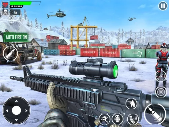 Captures d'écran de Fps Gun Shooting Games Offline iPad 