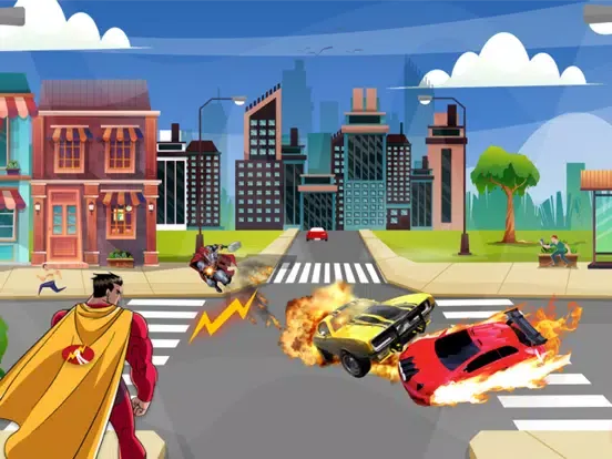 Flying Hero - Shooting games iPad  스크린샷