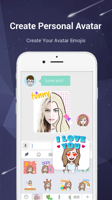Capturas de tela do GO Keyboard-Emojis&Cool Themes