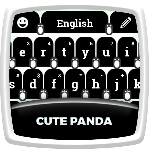 Cute Panda Keyboard Theme