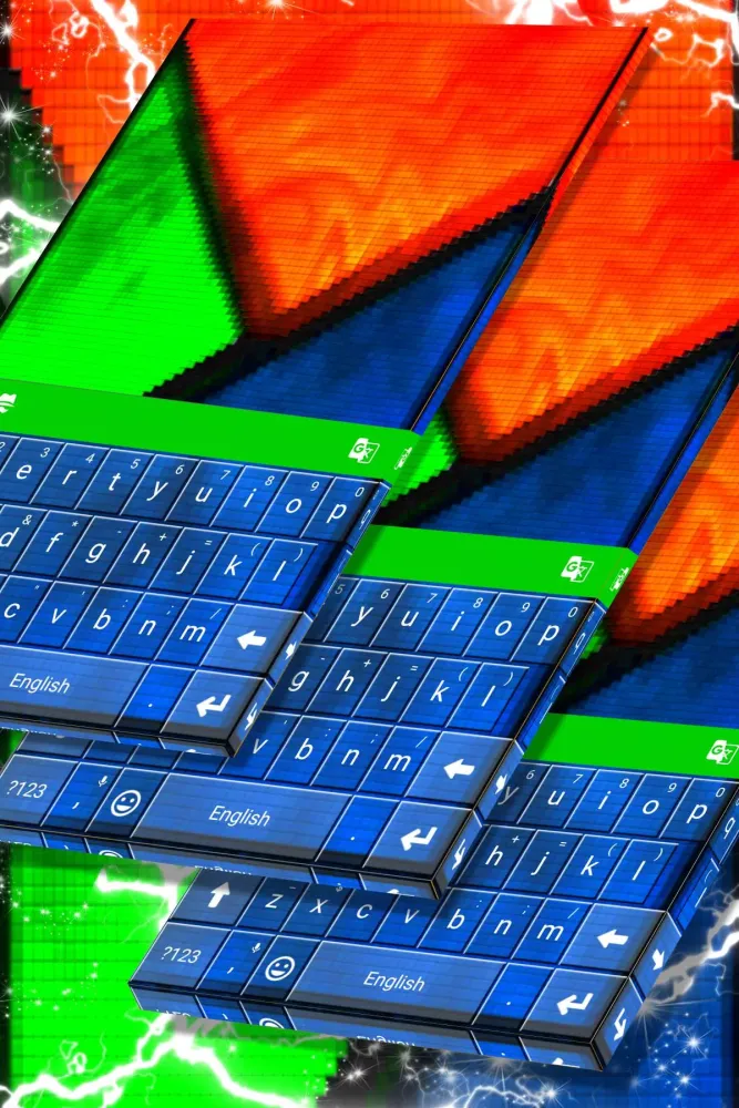 Tangkapan skrin Freedom Keyboard Theme