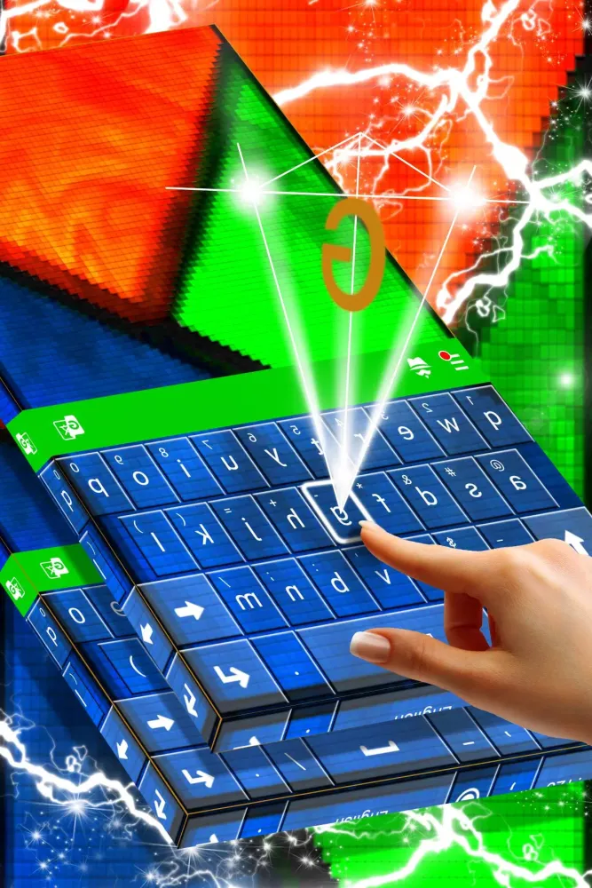 Tangkapan skrin Freedom Keyboard Theme