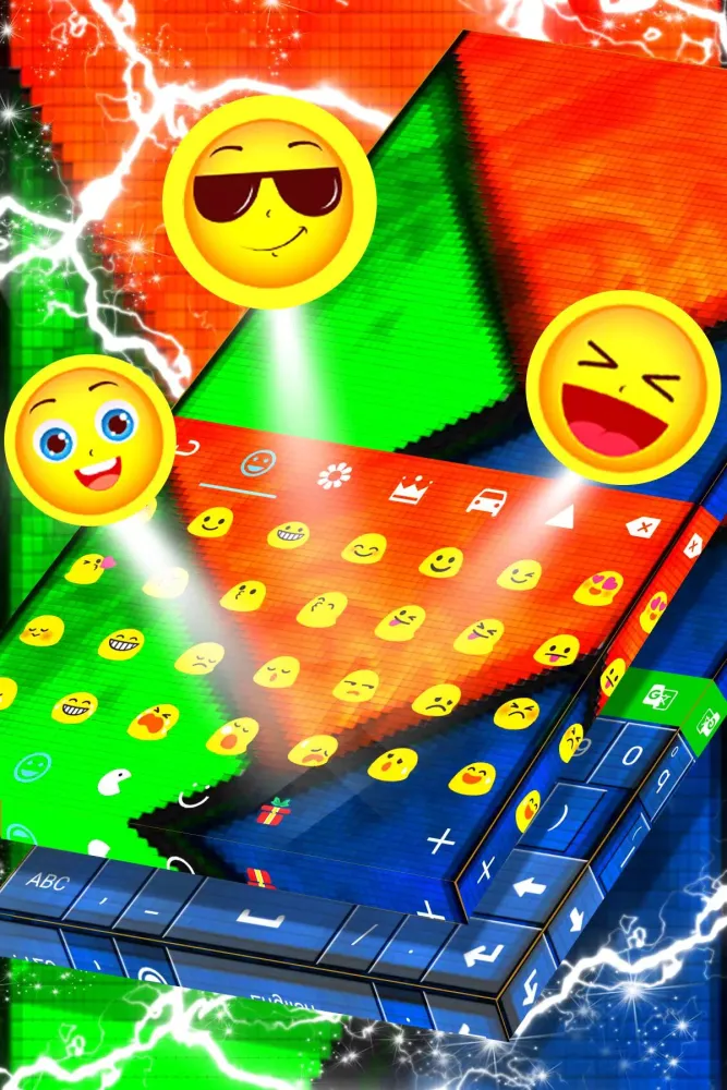 Tangkapan skrin Freedom Keyboard Theme