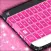 Hot Pink Keyboard Theme