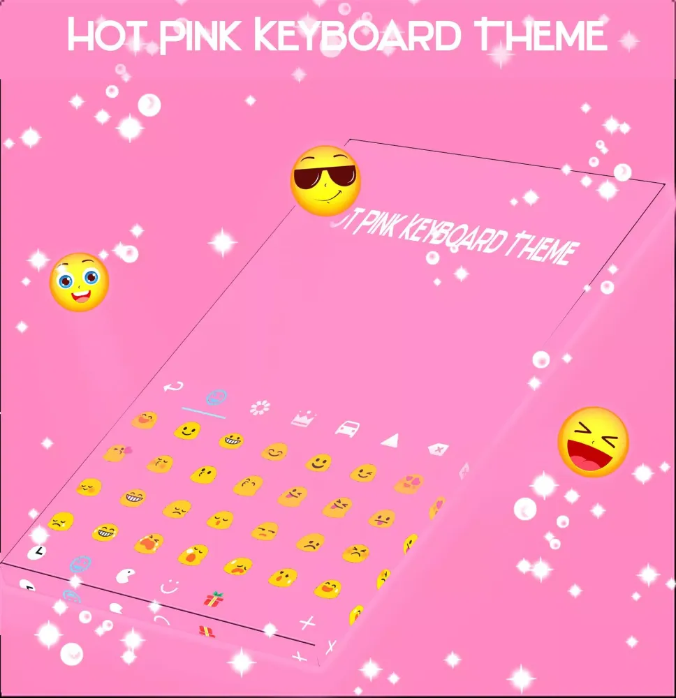 Hot Pink Keyboard Theme应用截图