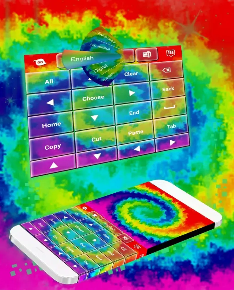 Crayon Color Keyboard Theme Screenshots
