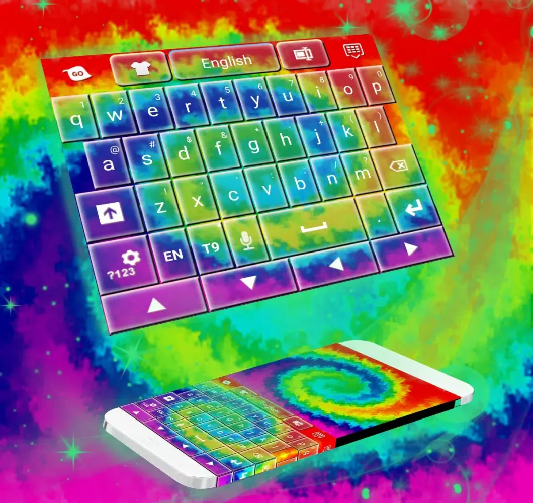 Crayon Color Keyboard Theme Screenshots