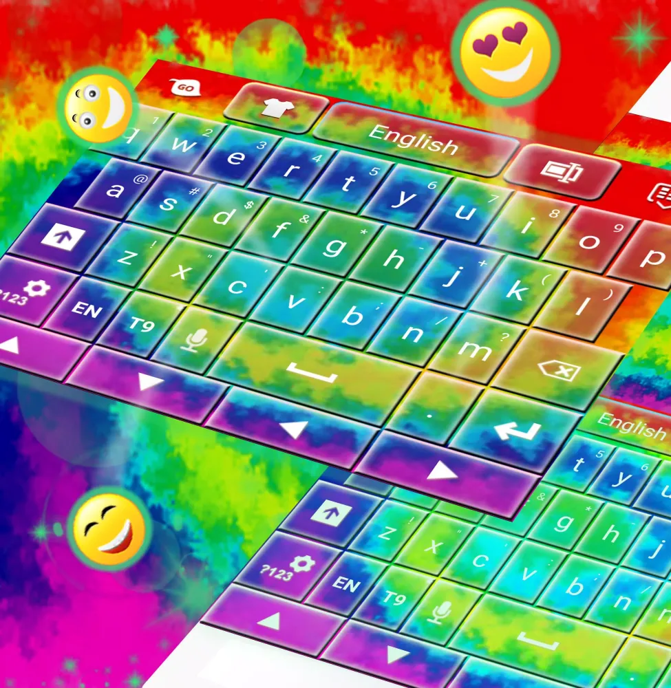 Crayon Color Keyboard Theme Screenshots