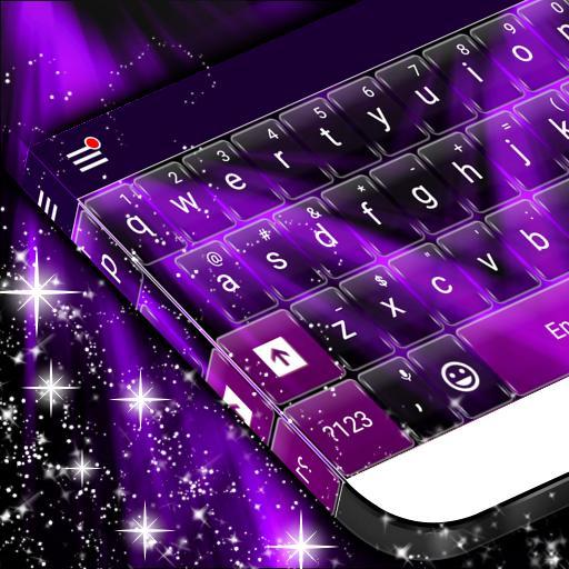 Purple Light Keyboard Theme