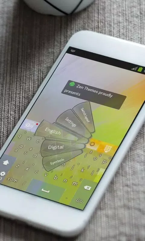 Sunny glass Keyboard Theme Screenshots