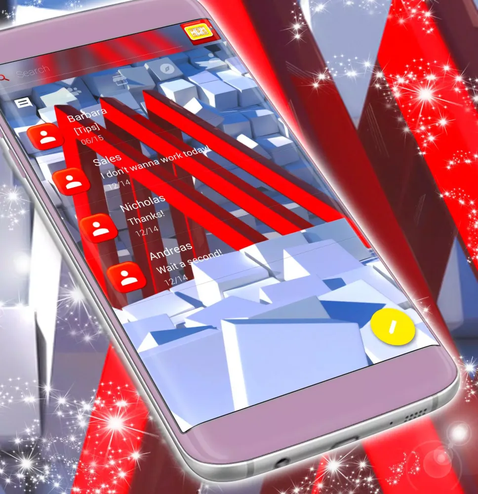 Tangkapan layar SMS Customizer