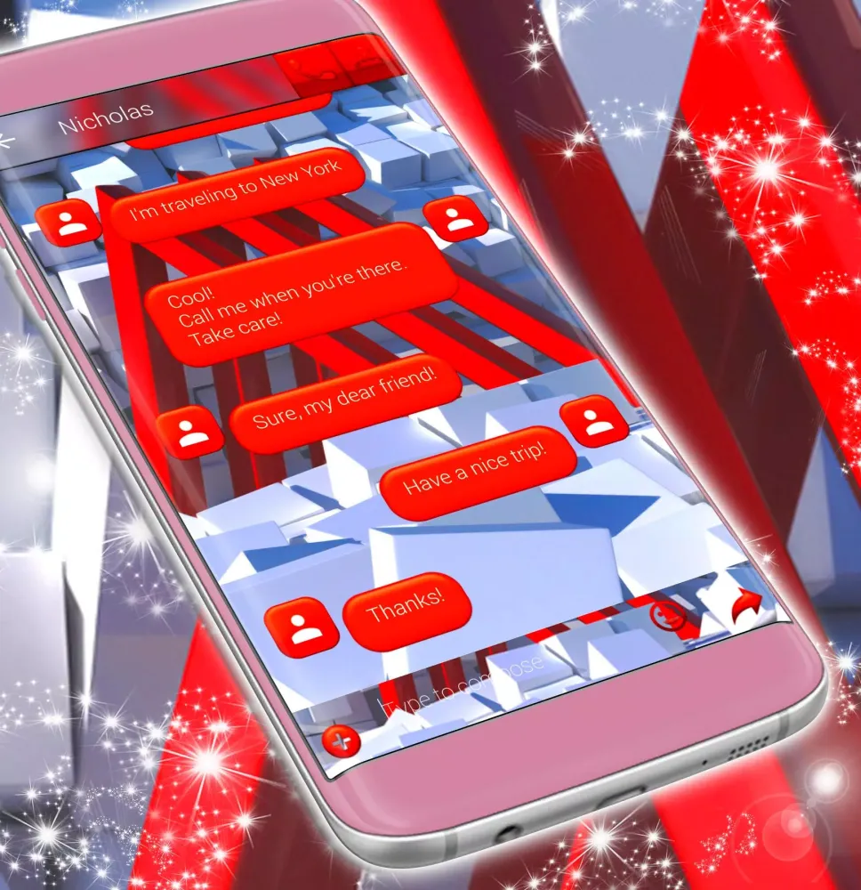 Tangkapan layar SMS Customizer