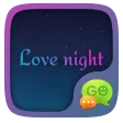 GO SMS LOVE NIGHT THEME