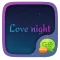 GO SMS LOVE NIGHT THEME