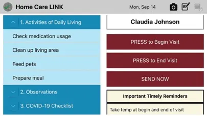 Скриншоты Home Care LINK