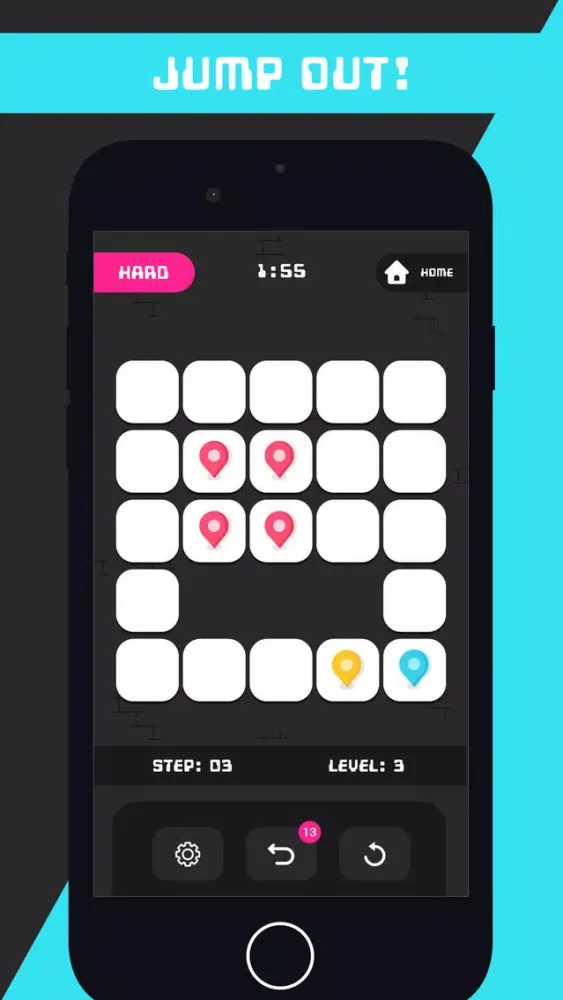 Jump out - The Pin Out Game Screenshots