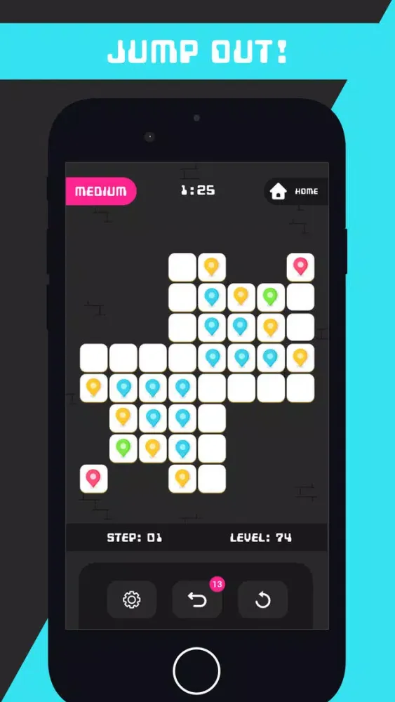 Jump out - The Pin Out Game Screenshots