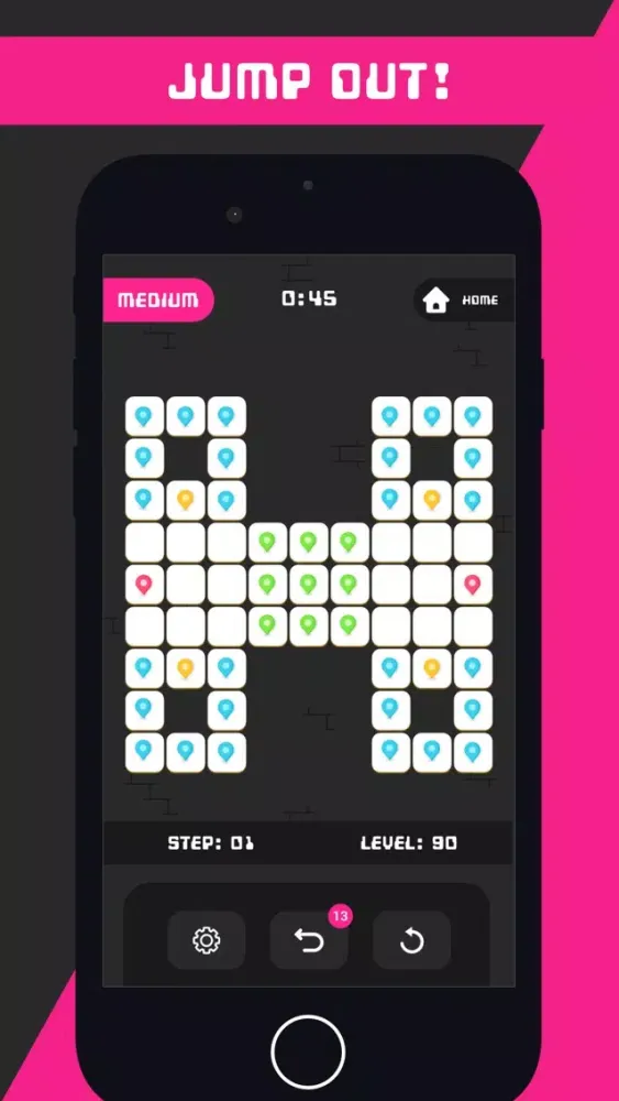 Jump out - The Pin Out Game Screenshots