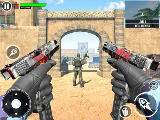 FPS Warzone Shooting Gun Games iPad  Ekran Görüntüleri
