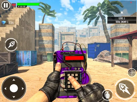 FPS Warzone Shooting Gun Games iPad  Ekran Görüntüleri