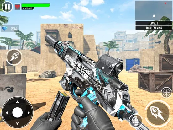FPS Warzone Shooting Gun Games iPad  Ekran Görüntüleri
