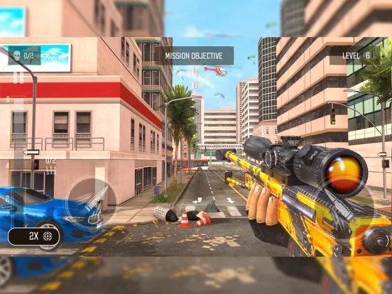 3D War Sniper Shooter Games iPad  سکرین شاٹس