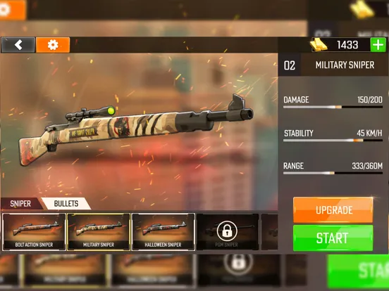3D War Sniper Shooter Games iPad  سکرین شاٹس