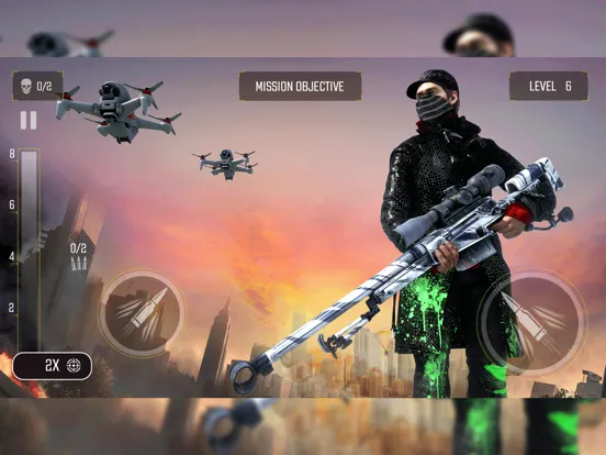 3D War Sniper Shooter Games iPad  سکرین شاٹس