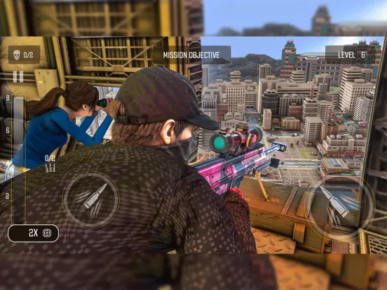 3D War Sniper Shooter Games iPad  سکرین شاٹس