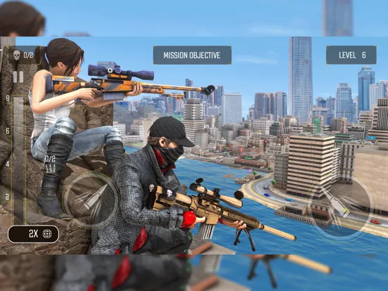 3D War Sniper Shooter Games iPad  سکرین شاٹس