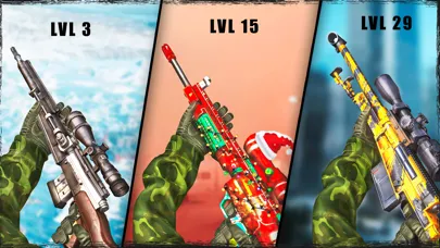 3D War Sniper Shooter Games سکرین شاٹس