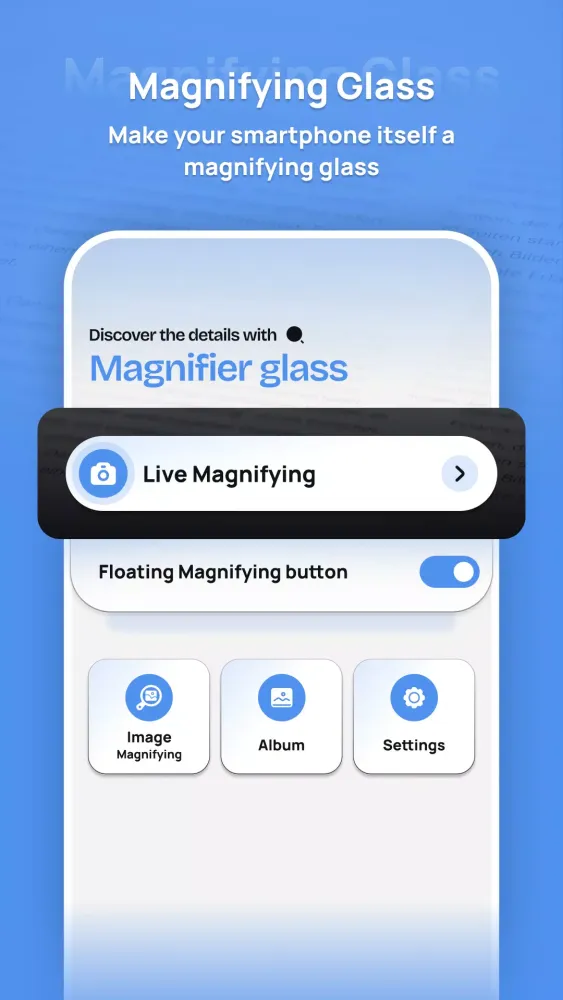 Mobile Magnify & FlashLight स्क्रीनशॉट