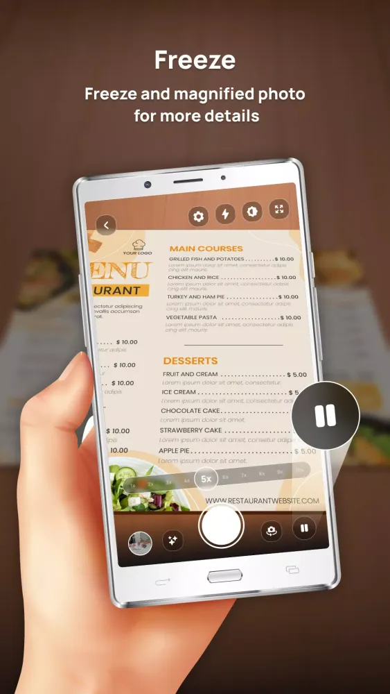 Mobile Magnify & FlashLight स्क्रीनशॉट