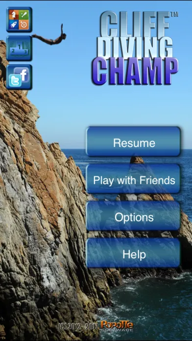 Cliff Diving Champ Screenshots