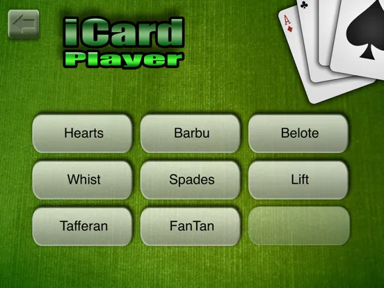 Tangkapan skrin iCardPlayer iPad 